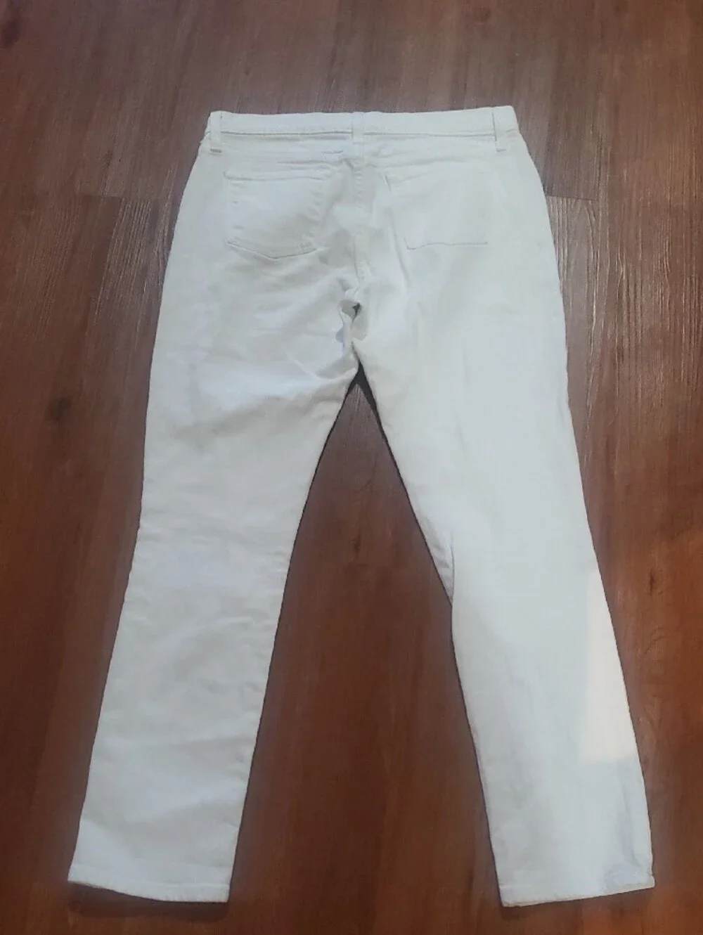 J. Crew White Slim Broken-In Boyfriend Jeans